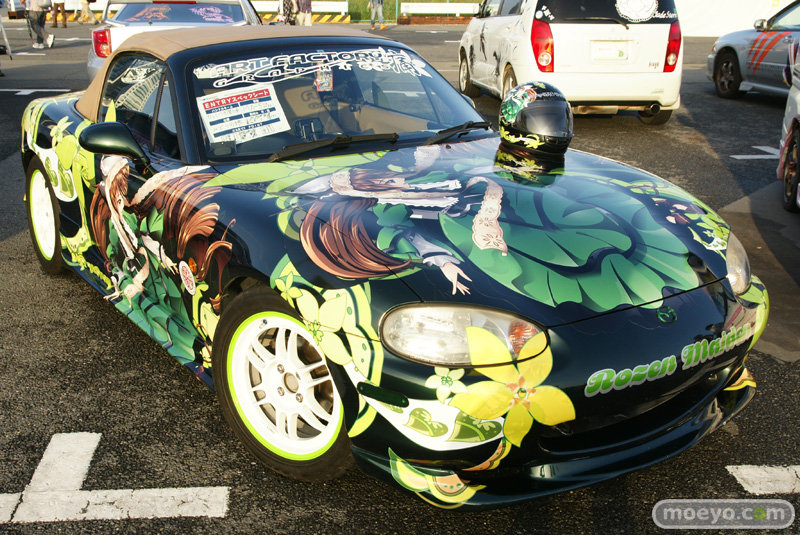 Illustration for article titled A Thousand Cars, Covered In Otaku Stickers